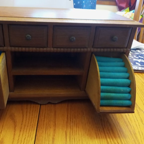 Large Wood Jewelry Box - Picture 2 of 7